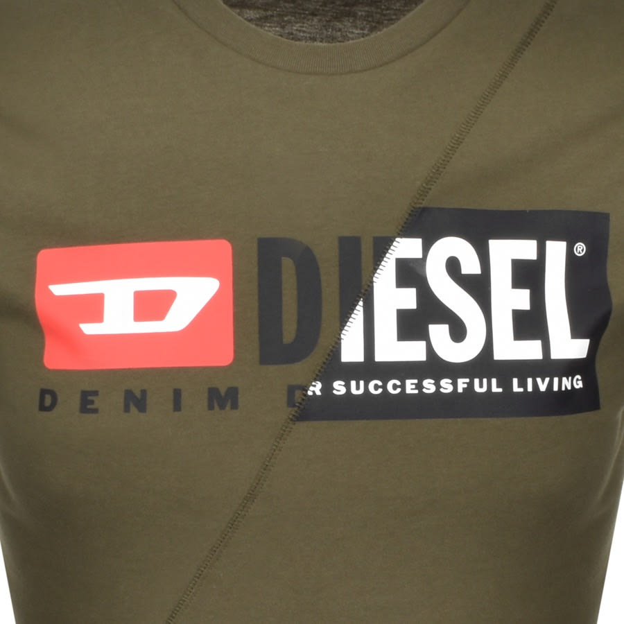 Alternative Image for ProductDiesel T Diego T Shirt Green3